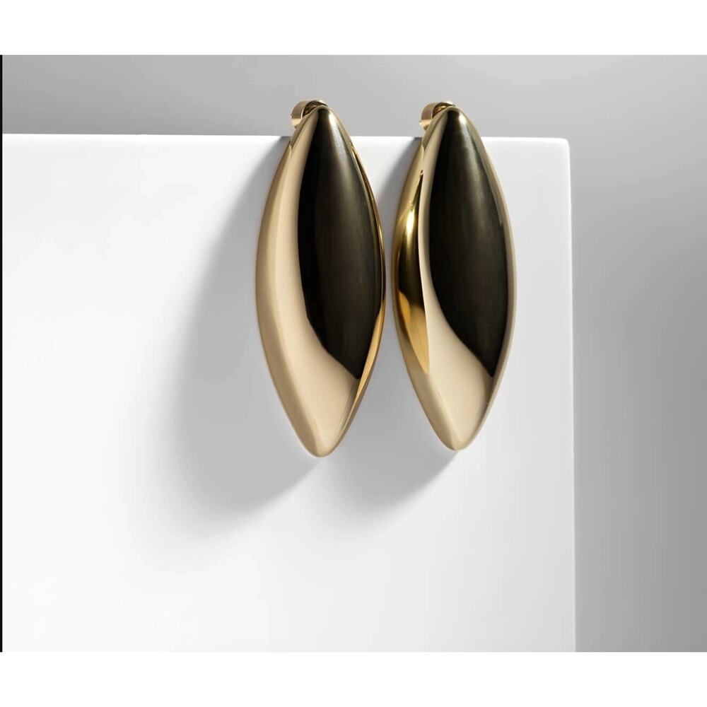 Jennifer Fisher Puffy Dagger gold-plated earrings